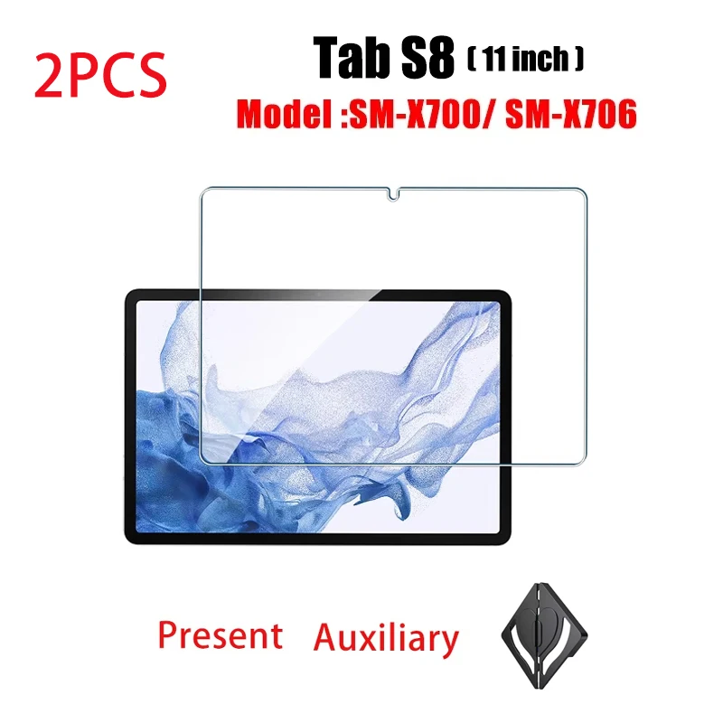Premium Tempered Glass Screen Protector for 11-Inch Tablets, 2-Pack