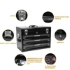 Mechanics Tool Set, Steel 3-Drawer Toolbox with Comprehensive Tool Set, Portable Repair Hand Tool Kit Set, Black Tools Cabinet 6