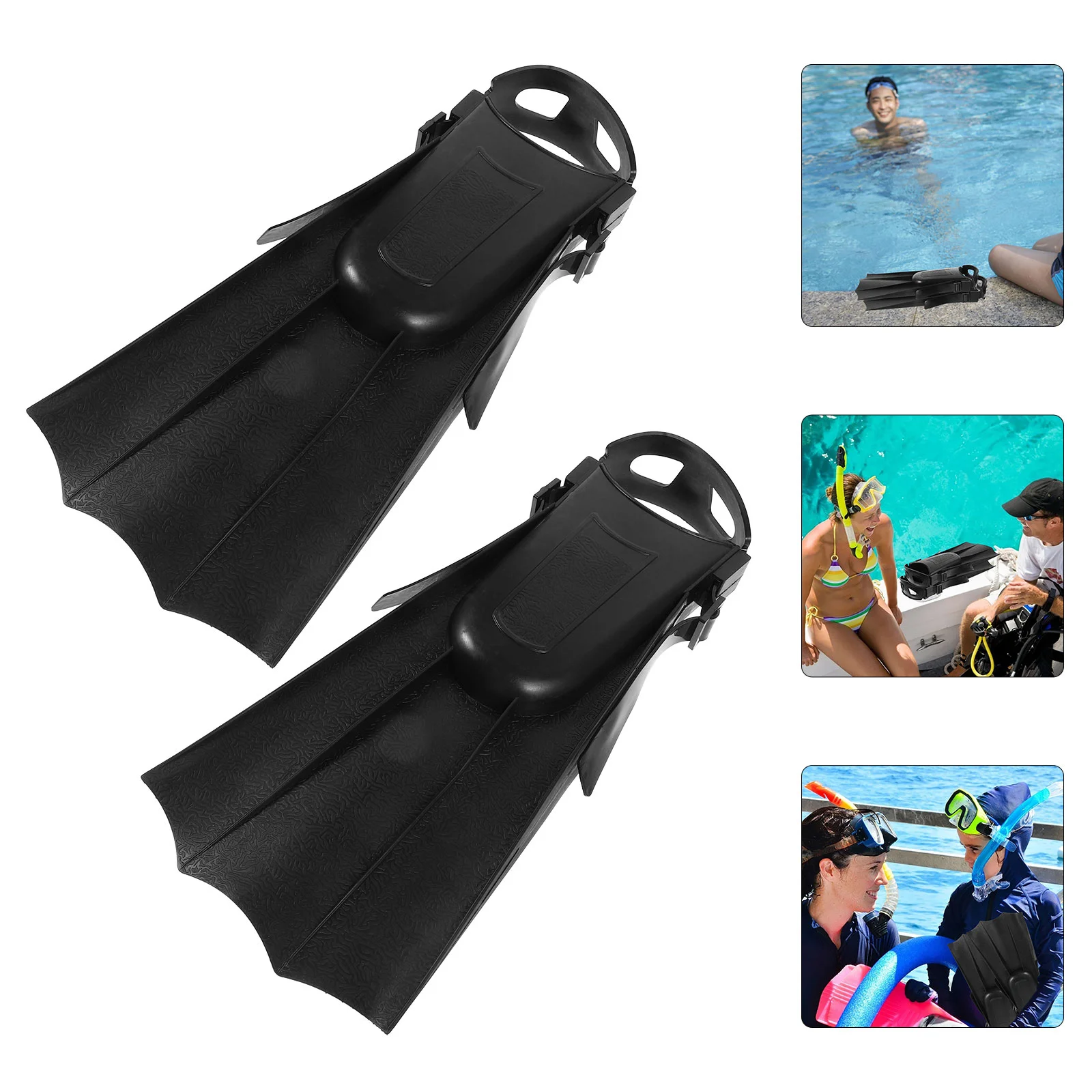 

Diving Fins Swimming Goggles Snorkeling Gear for Training Flipper Men Women Flippers Accessories Multicolor