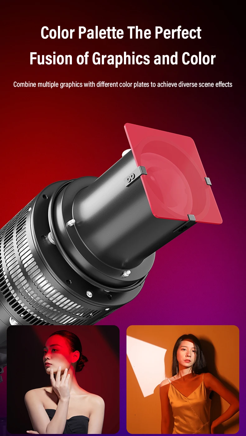 2025 New Bowens Mount Flash Snoot Conical Lens Video Artist Modelling Shape Phot