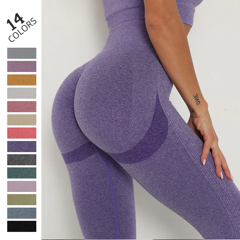 Mulheres leggings de yoga empurrar para cima leggings esporte