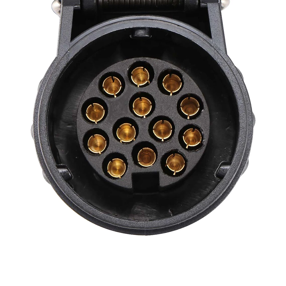 Socket Trailer Plug 13 Pin Plug And 13 Pin Waterproof With Spring Cable 300cm Extension Wiring Caravan Connectors Accessories