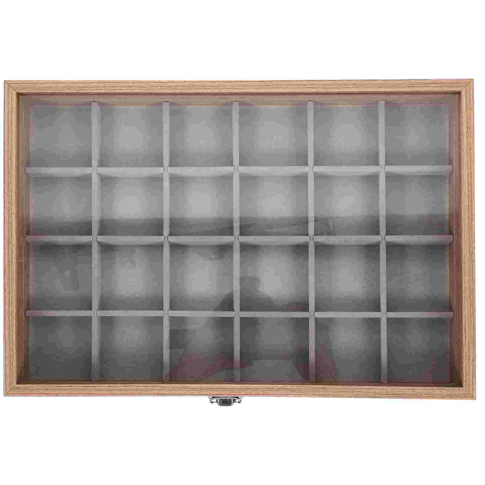 

Jewelry Organizer Box Clear Lid Velvet Jewelry Tray Organizer Clear Lid Showcase Display Storage Ring Trays Earrings Ring