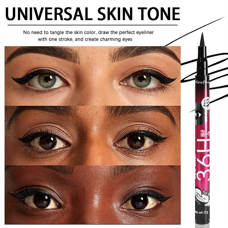 Liquid eyeliner Long Lasting Quick Drying Waterproof Easy To Color Non Smudging Smooth