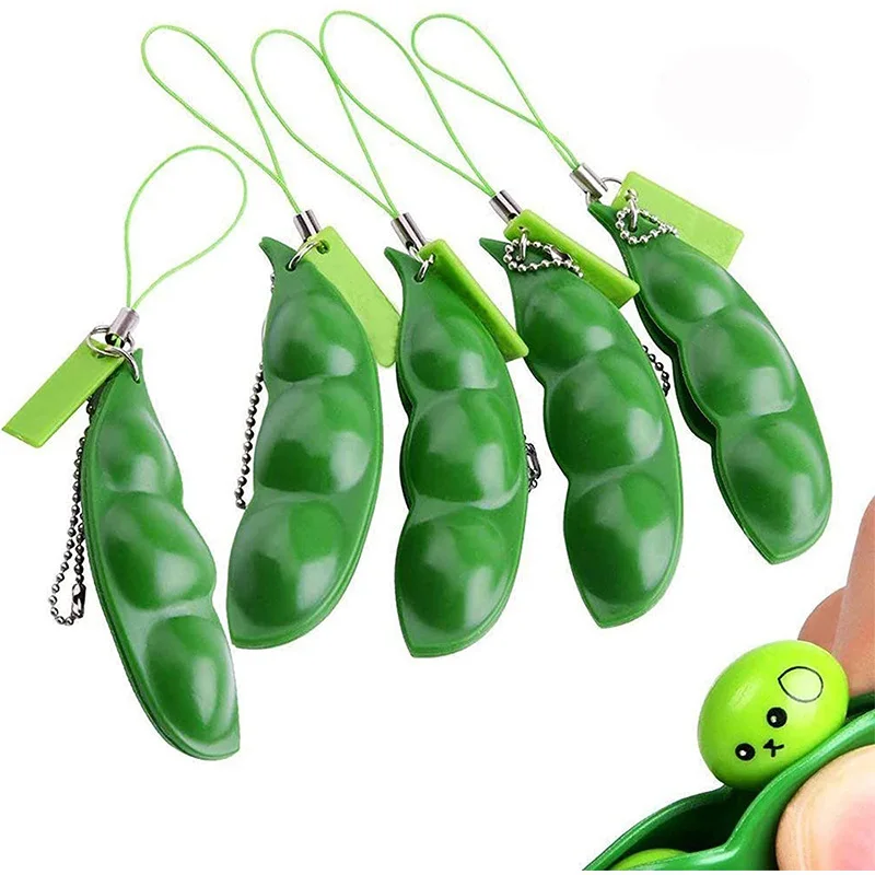 Squeeze Banana Pea Bean Peanut Anti-stress Funny Fidget Toy Eye-catching  Doll Pop Out Squishy Stress Relieve Decompression Toys - Squeeze Toys -  AliExpress