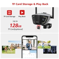 Camhipro-Caméra de permission Extérieure Wifi 4G, POE, Objectif Touriste, 180 °, Ultra Grand Angle, Vision Nocturne, Matériel de Sécurité 6