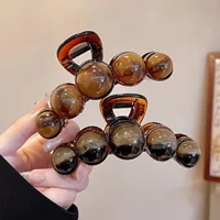 1pc Fashion Pearl Large Simple Elegant Acrylic Hair Claw Hairpin, Suitable For Party, Commute, Outfit Matching, Hair Accessories 6