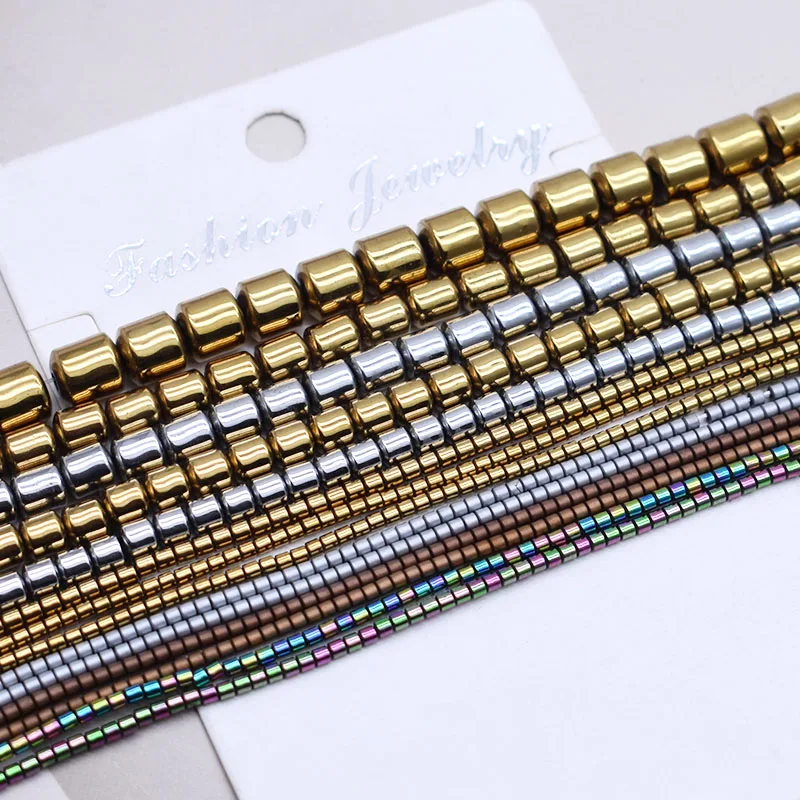 

Бусины из гематита с натуральным камнем для изготовления ювелирных изделий, 1/2/3/4/6/8 мм