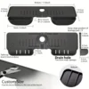 Silicone Sink Splash Guard Waterproof And Mildew-Proof Mat Draining Organization Plate For Kitchen Sink Storage 6