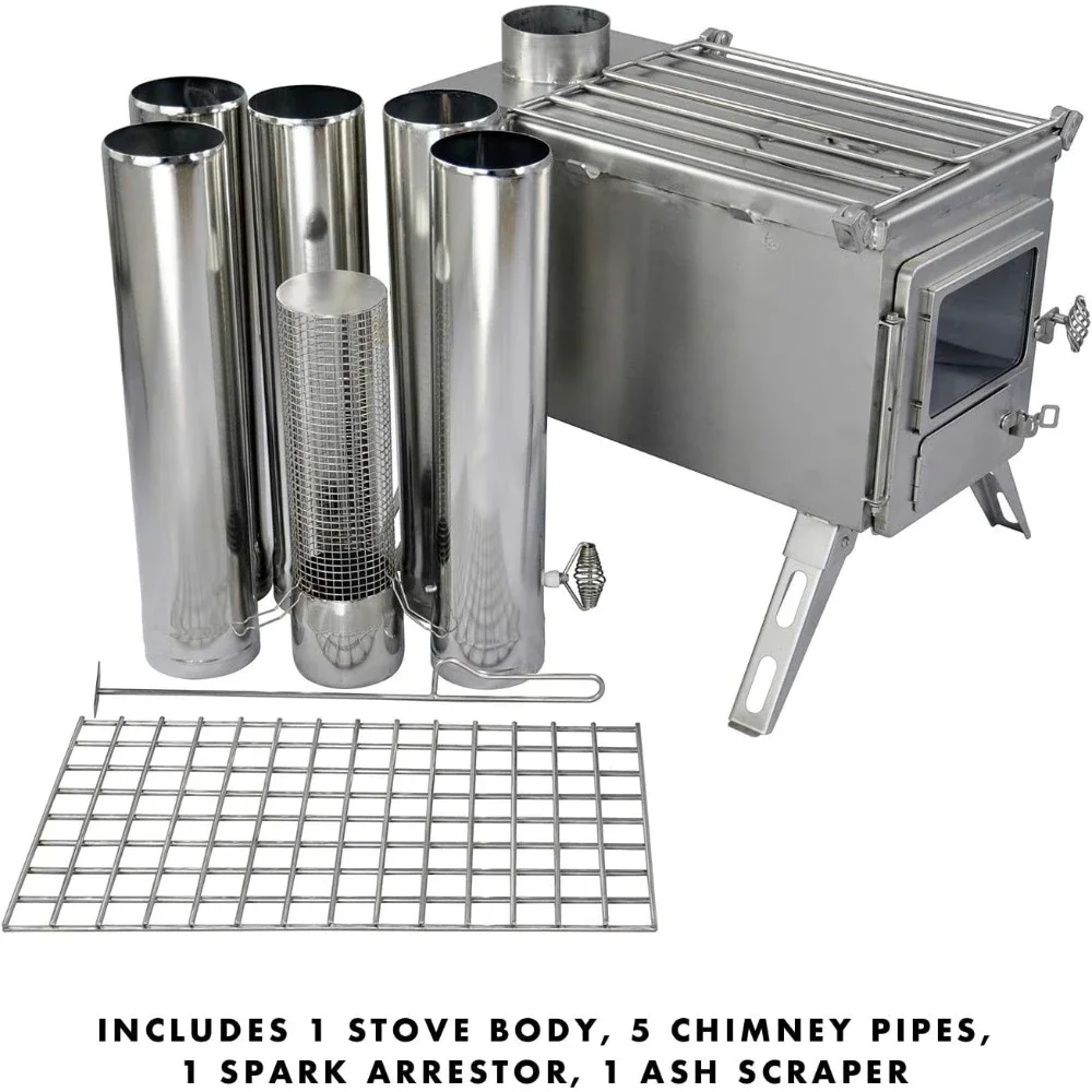 Portable Wood Burning Tent Stove 2