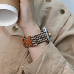Elegant Leather Loop Band for Women - Premium Watch Strap Replacement (BROWN)