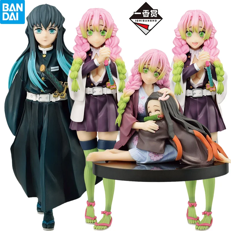 

Оригинальные фигурки ичибан Кудзи, убийца демонов, деревня меч, последняя единица, Mitsuri Kanroji Tokitou Muichirou Kamado Nezuko, игрушки