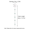 10pc Hair Dredge Chain Flower Shower Hair Cleaning Chain Premium Drain Hair Catcher Bathroom Hair Catcher Chain Hook Dredge Tool 3