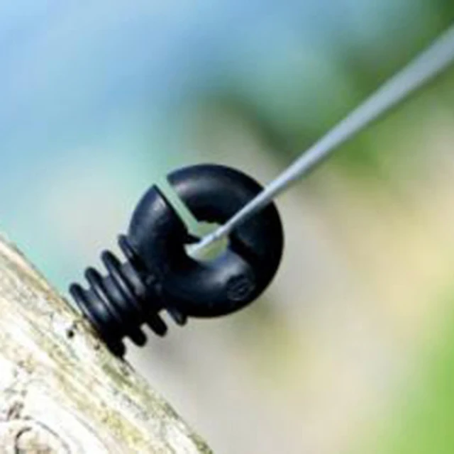 Új És Kiváló Minőségű 10Db/Tétel Gyűrűhorog Csavar Elektromos Kerítés Műanyag Önálló Támadási Legelőszigetelő - Image 2