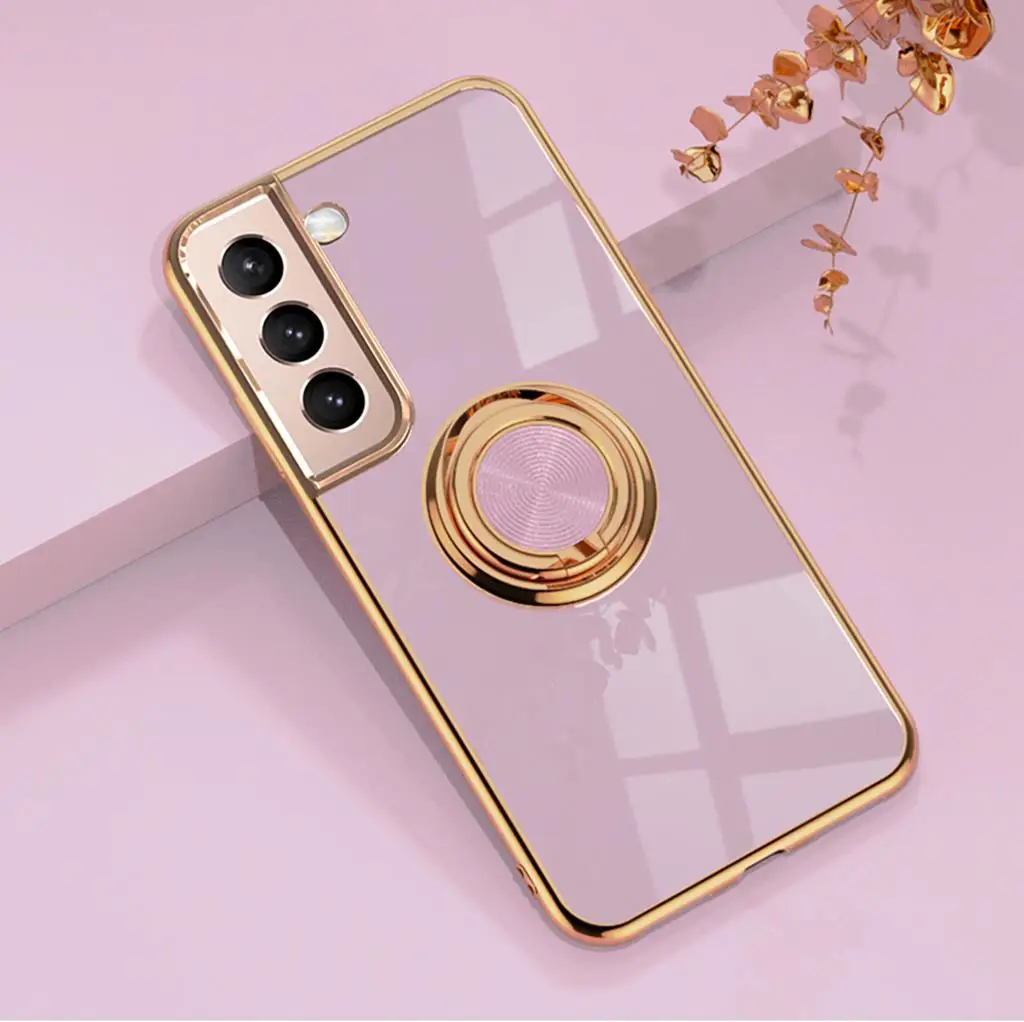 Galvanizáló gyűrűtartó állványtok Samsung Galaxy S22 S21 S20 FE S10 Plus Note 9 10 20 Ultra A32 A42 A52 A82 A33 A53 A73 készülékhez_voghion.com