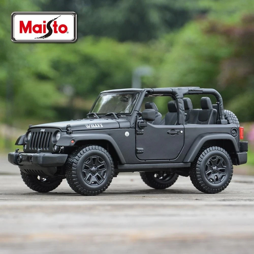 

Maisto 1:18 Jeep Wrangler Sahara Rubicon Alloy Car Model Diecast Metal Toy Off-Road Vehicles Car Model Collection Childrens Gifs