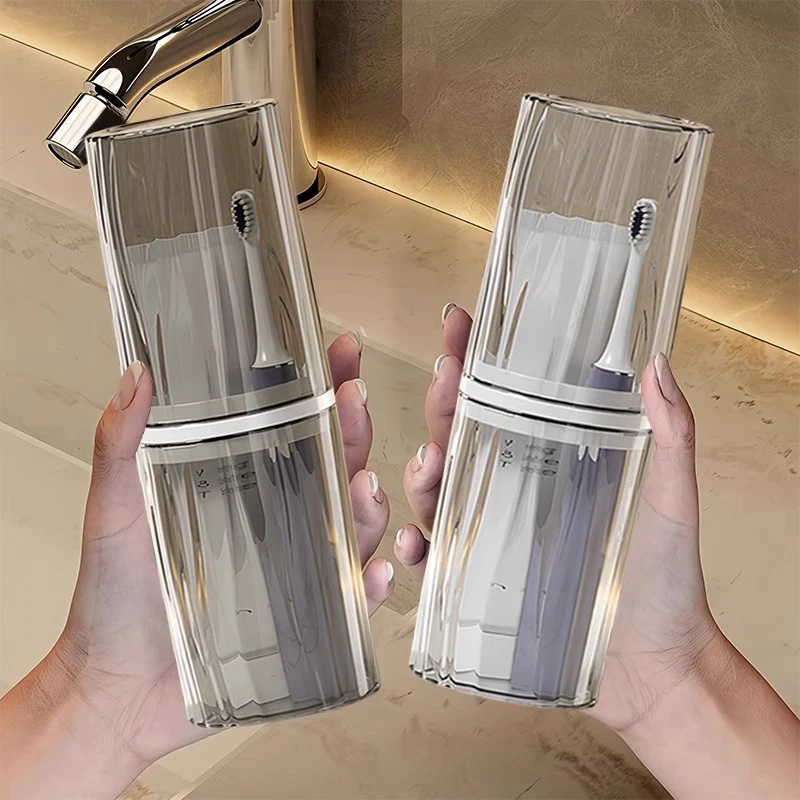 Portable Toothbrush Holder And Travel Toothpaste Storage Case_voghion.com