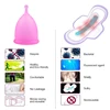 Lady Reusable Soft Certified Silicone Cup Personal Hygiene Product 2