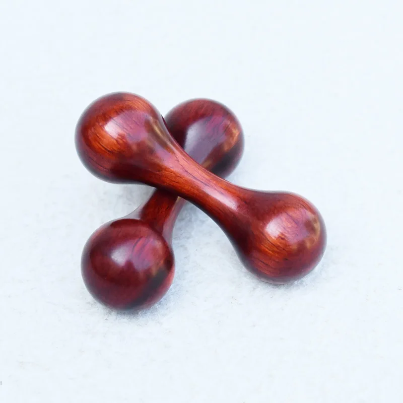 1Pc EDC Wood Knucklebone Stress Relief Toy Polishing Sandalwood Fidget Hand Spinner Anxiety Finger Exercise Spinning Finger Gyro 2