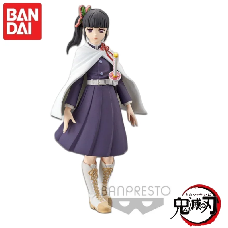 Original Bandai Anime Character Collectible Figure - Agatsuma Zenitsu, Tokitou Muichirou, Kamado Tanjiro, and Kanroji Mitsuri