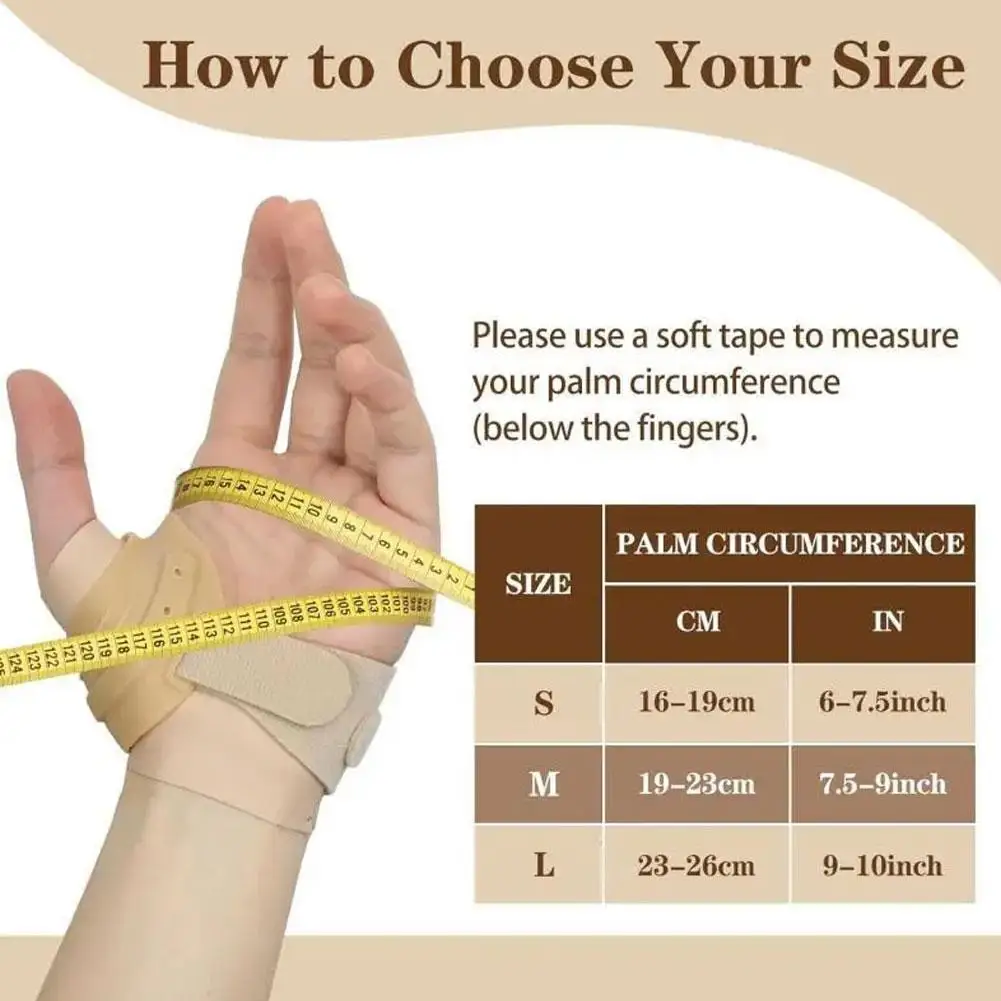 Thumb Brace Joint Orthosis Thumb Splint Support For Osteoarthritis Pain Relif And Tendonitis Lightweight And Breathable