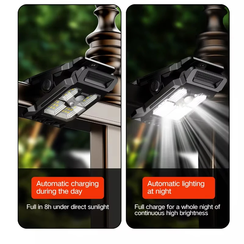 Smart Wireless Solar-Powered Outdoor Sensor Light - Waterproof Garden Decor Lighting