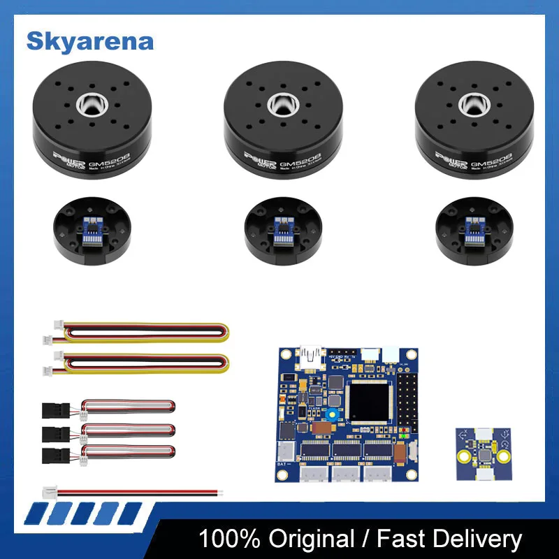 Iflight Ipower Gm5208 Gimbal Motor Giradischi Airborne Uav Pod Motor Encoder Combo Set W/ As5048A Encoder /Alexmos 32Bit Bgc Set
