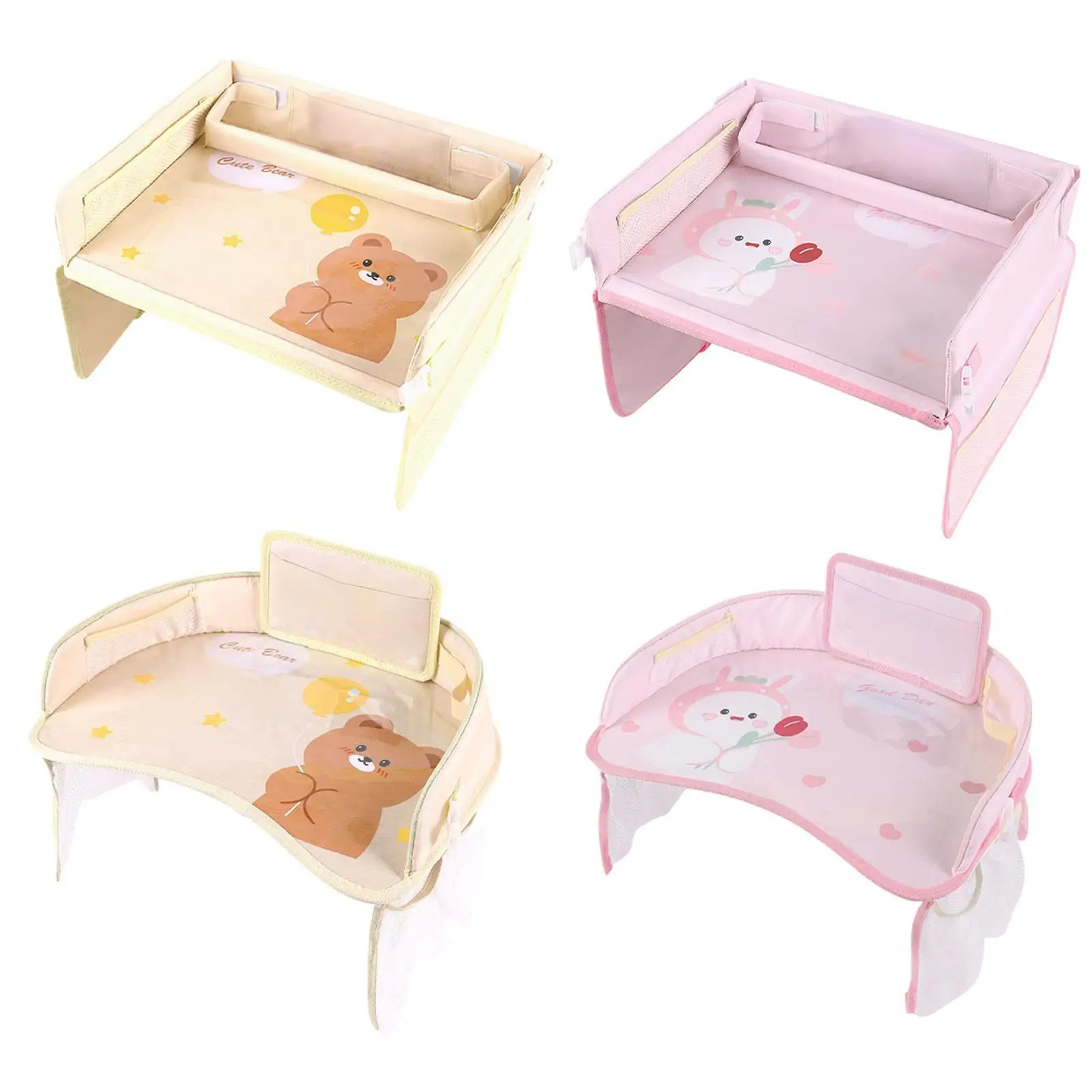 Kids Travel Tray for Toddler Car Seat Multifunctional Waterproof Antifouling Car Seat Tray for Travel Essentials Kids durable children car seat tray