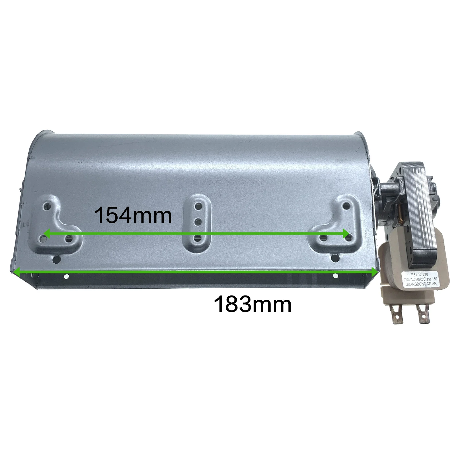 Oven Cooling Fan Motor Assembly R61-12-230 230VAC Cross Flow Fan for Baumatic Caple oven bulb lamp