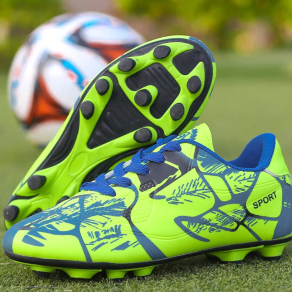 Outdoor primary secondary school students, children's long staple football shoes, men's and women's trendy new youth_voghion.com