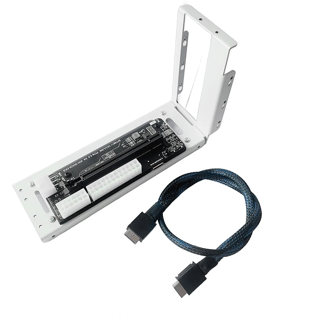 egpu box oculink 接続 Oculink SFF-8612 to PCI-E 4.0 M.2 Adapter for eGPU & SSD