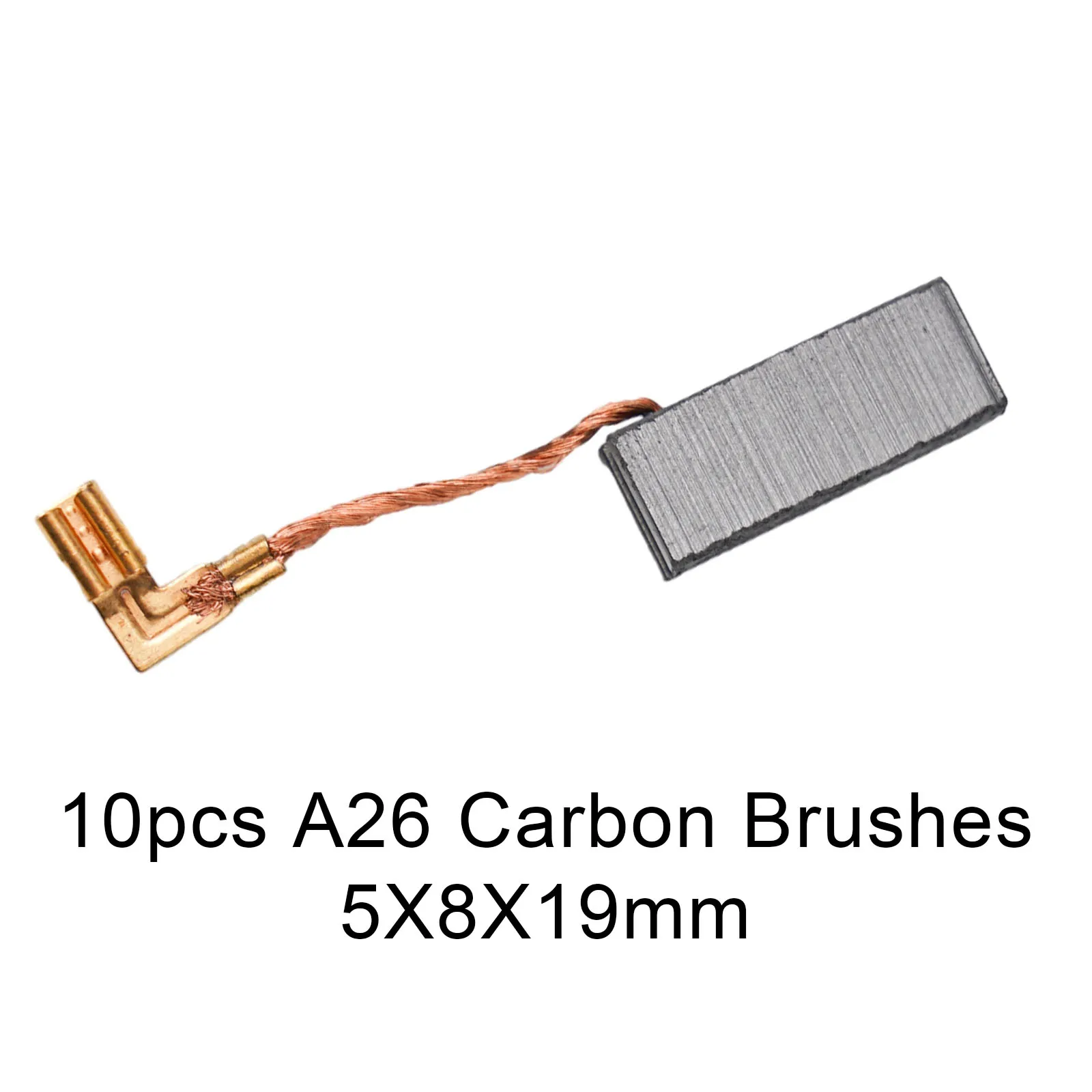Useful Carbon Brushes Motor Pratical Tool Repair 10 Pcs A26 For Rotary Hammer Drill 5X8X19mm For Electric Motor