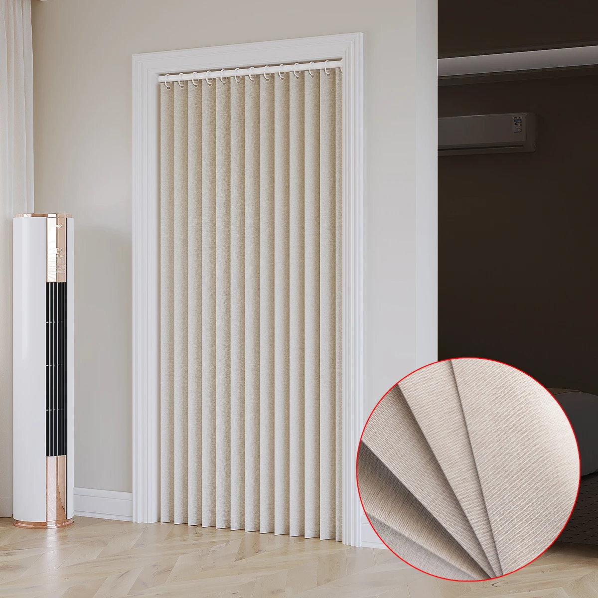 1pc Folding Door Curtain,partition door, door screen Privacy Curtain 2