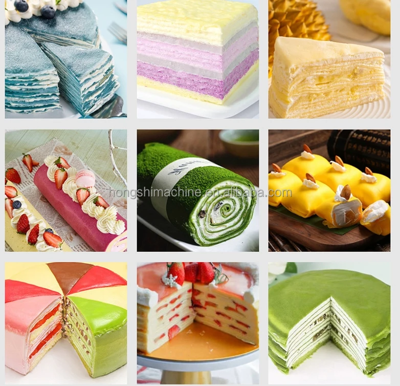 Best Quality Crepe Cake Machine Rotating Pancake Crepe Maker Machine Automatic Crepe Machine Maker 6