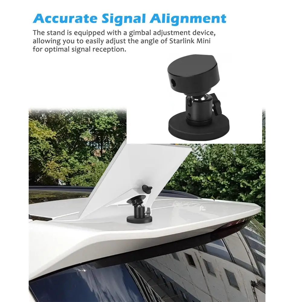 Magnetic Bracket For Starlink Mini Car Adjustable Mount Holder Used for RV Roof Surface Starlink Mini Accessories starlink mount bracket