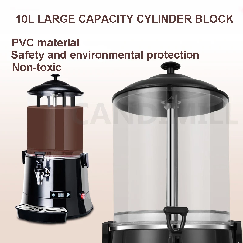 5L/10L Hot Drink Machine Hot Chocolate Maker Warmer Coffee Milk Wine  Dispenser Mixer Machine, 220V 400W - AliExpress