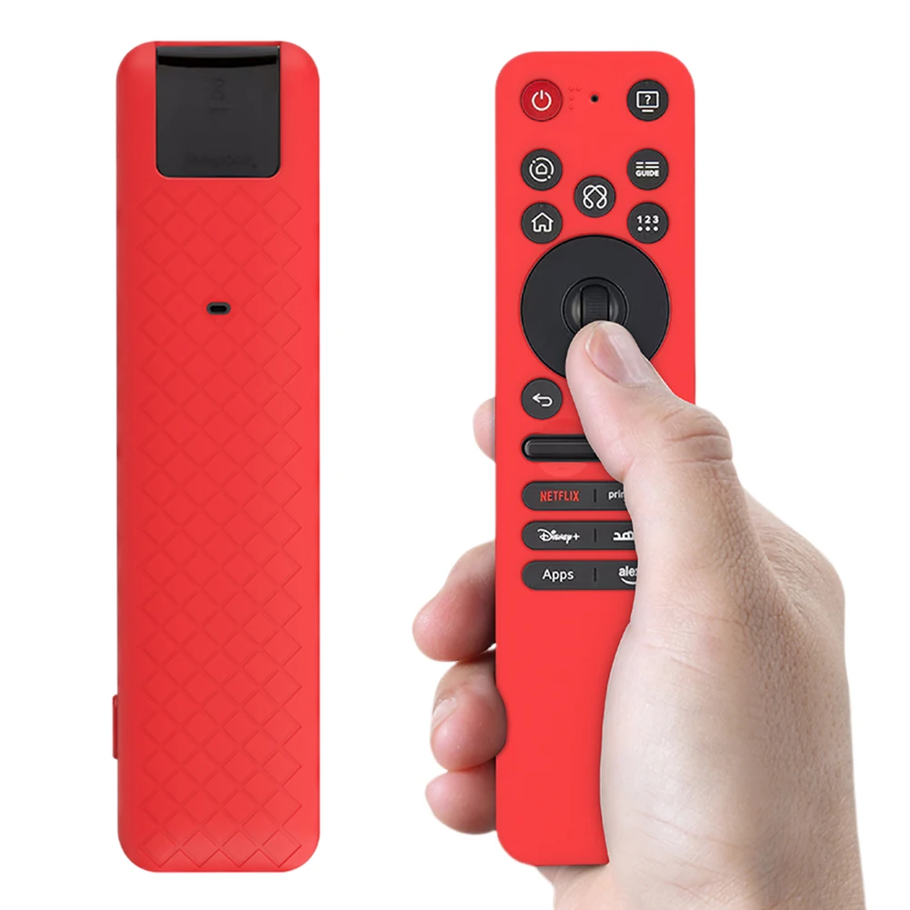 Remote Control Case for LG MR25GA OLED Smart TV Remote Control Cover Silicone Protective Case with Lanyard Shockproof Soft Shell