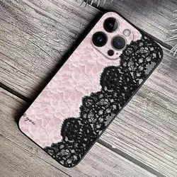 Elegant Retro Lace Art Phone Case - Stylish Protective Cover - iPhone 12 Mini (Mix06)