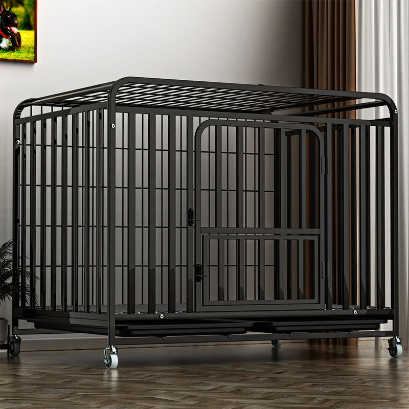 

Dog Cage for Large Dogs, Small Dogs, Golden Retriever Labrador, Thick Iron Cage, Indoor Dog House