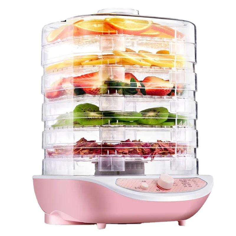 

Dried Fruit Vegetables Herb Meat Machine Household MINI Food Dehydrator Pet Meat Dehydrated 5 trays Snacks Air Dryer EU US