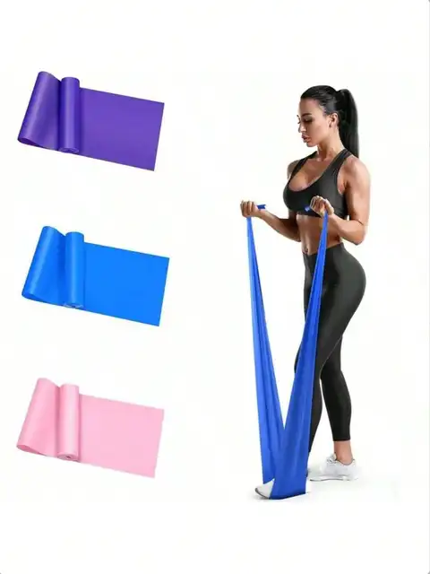 150cm Long Elastic Resistance Bands Portable Yoga Pilates Stretch Training Bands Fitness Tension Rubber Bands For Home Gym Body
