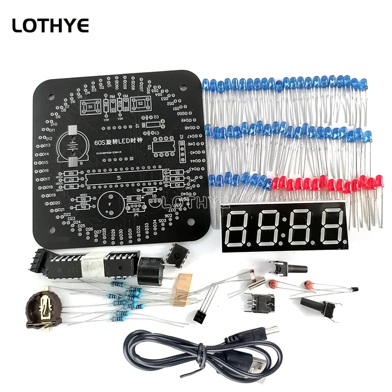 C51 6-Bits Digital Electronic Clock Electronic Production Suite