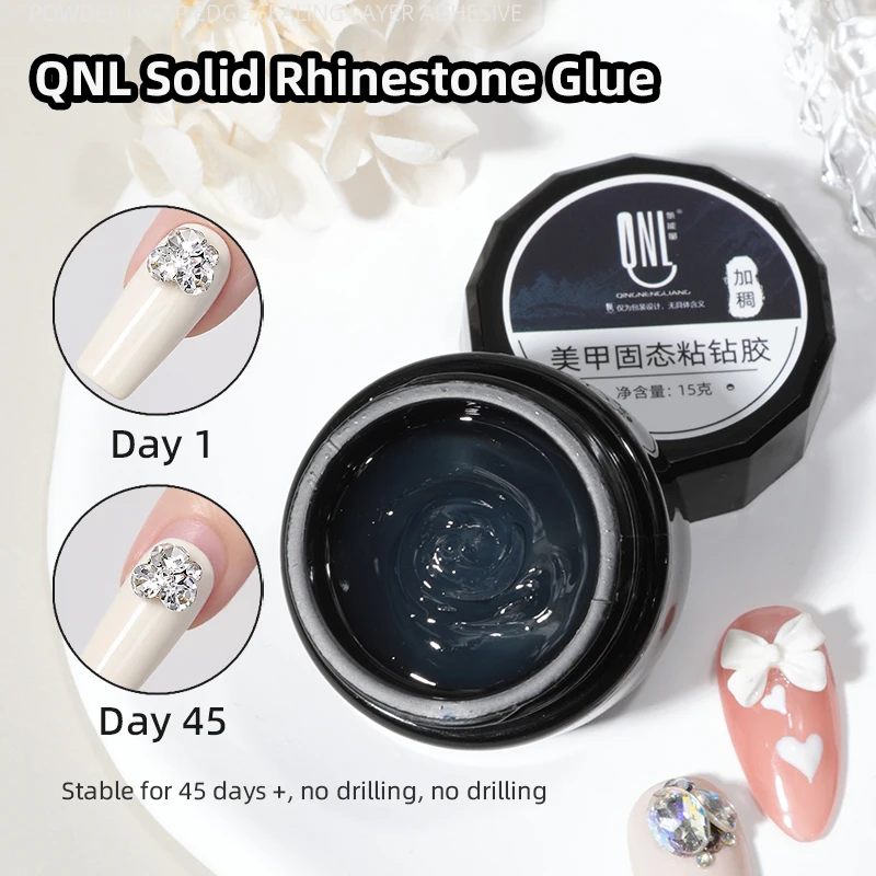 15ml Super Adhesive Nail Rhinestone Gel Nail Polish DIY Crystal Diamond Decoration Glue Stick Gel Firm False Gel Nail Tips Gel 4