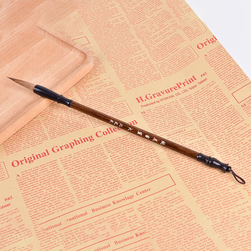 Wolf Hair Calligraphy Brush, Chinese Writing Brush for Artist Drawing & Painting