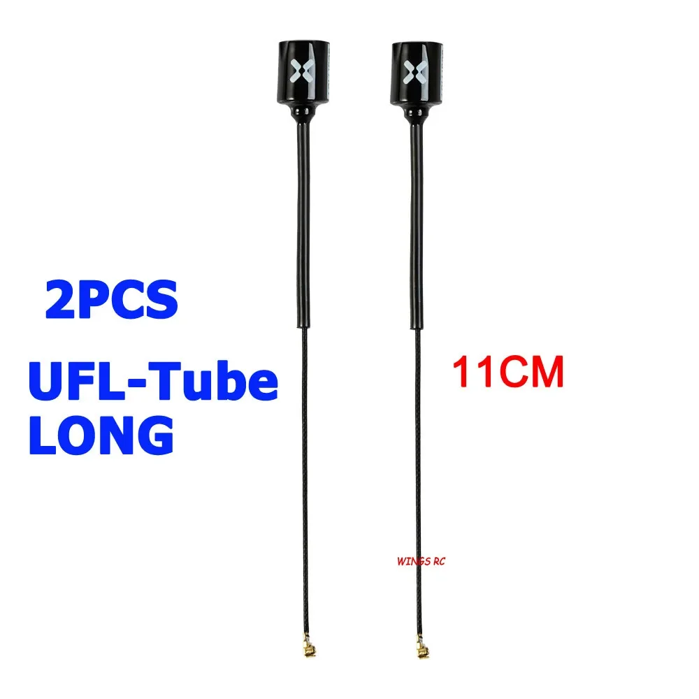 2pcs BLACK UFL LONG