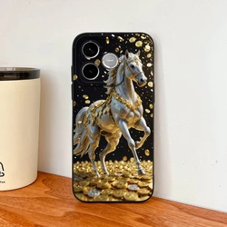 Cute Animal Cartoon Liquid Silicone Shockproof Phone Cover - Soft Anti - Drop Capa for Honor 600 Lite 5G (TYB1463)