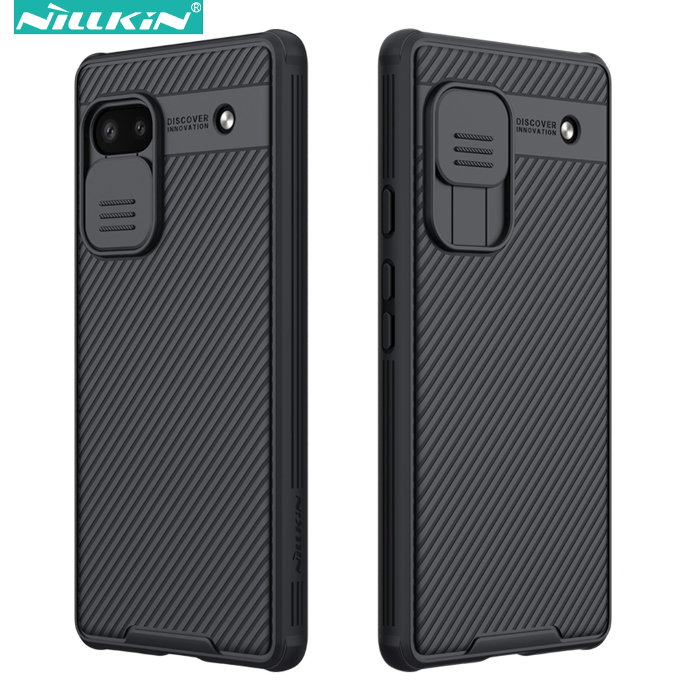 Nillkin CamShield Pro Case for Google Pixel 6a, with Slide Camera Cover Protector Hard PC+TPU Cover