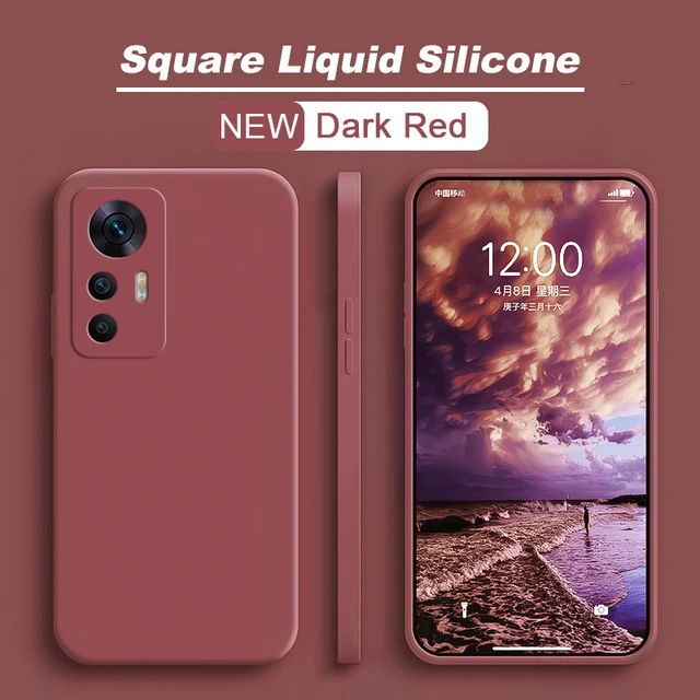 thumbnail image 1 of Mi 12T Pro Mi12T Mi 12 T Pro Case Luxury Square Liquid Silicone Full Protection Phone Case For Xiaomi Mi 12 T 12T Pro Soft Cover, 1 of 5