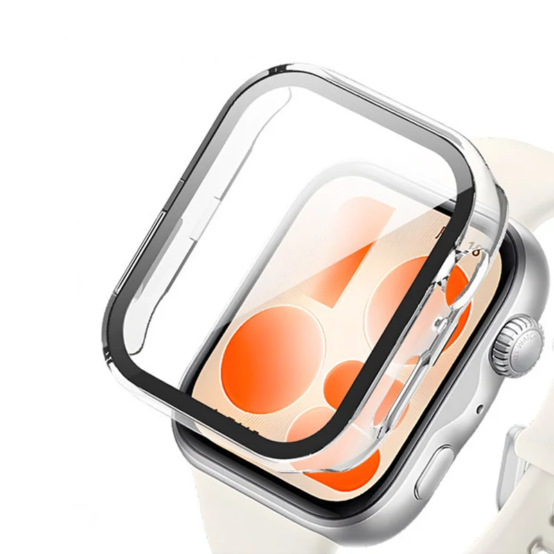 Huawei Watch Fit Screen Protector - Hard PC Protective Bumper with Tempered Glass