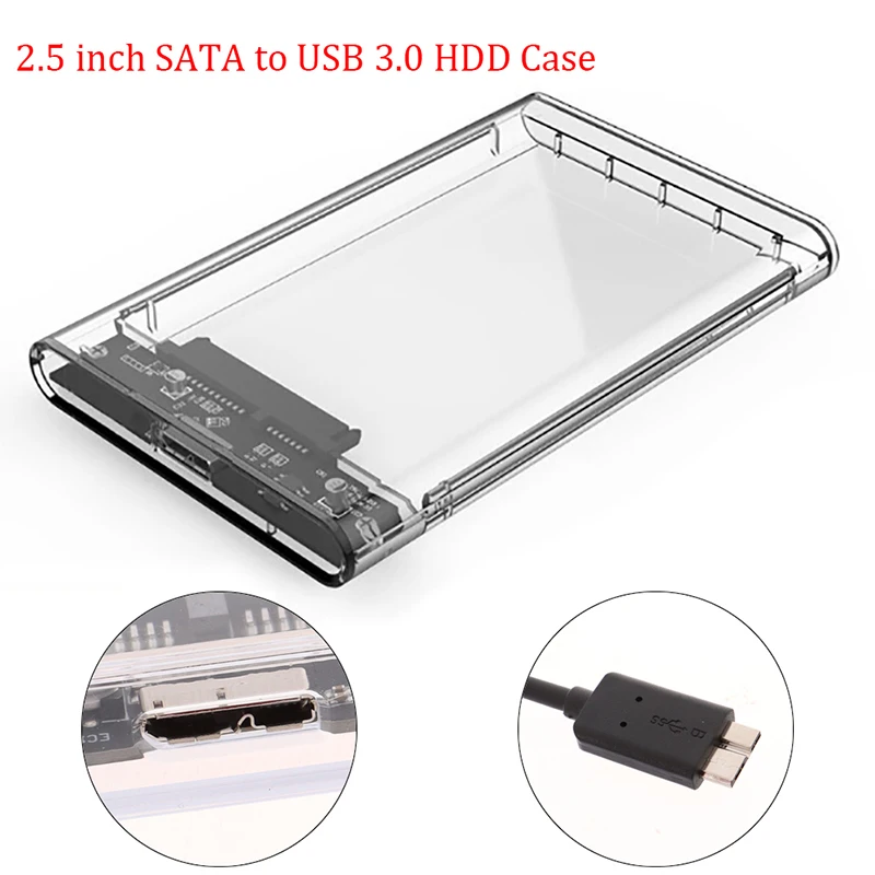 HDD ϵ ̺ ũ  ̽ Ŭ, 2.5 ġ USB 3.0 SATA SSD, 1 